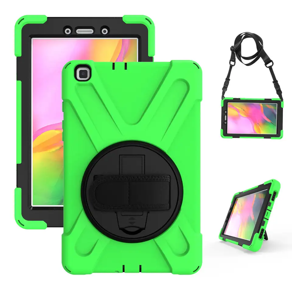 Rugged Silicone Tablet Back Cover For Samsung Galaxy Tab A 8.0 t295 t290 2019 Cover Case