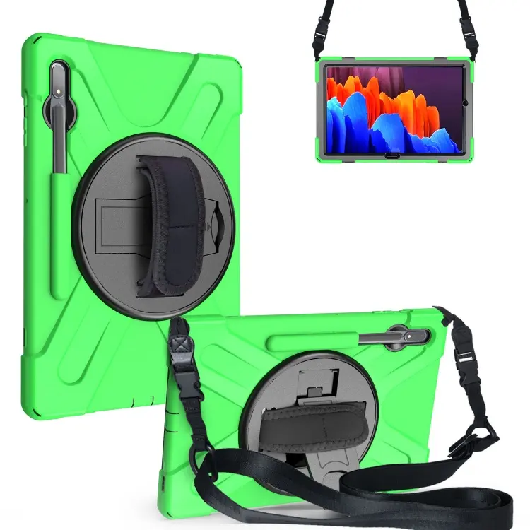 Rugged Silicone Tablet Cover Case For Samsung Galaxy Tab S7 S8 Plus 12.4 inch Case