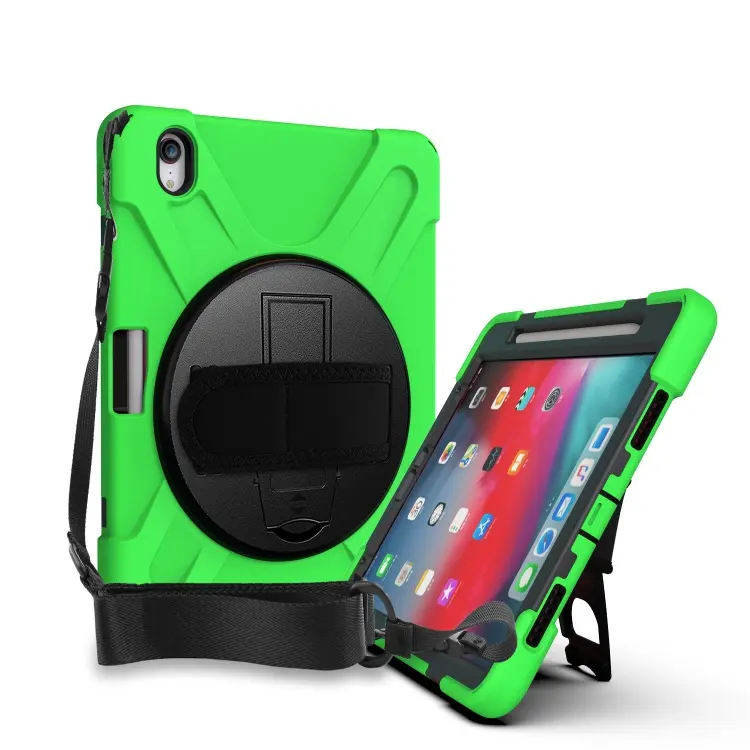 Silicone Shockproof Protective Rugged Tablet Cover Case For iPad Pro 11 With Pencil Holder