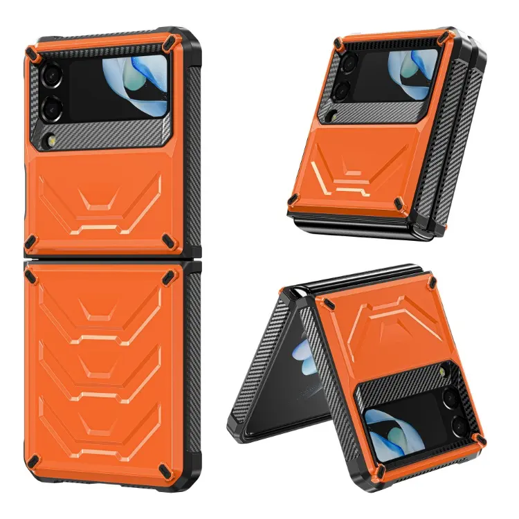 Armor Cell Phone Cute Case Cover For Samsung Galaxy Z Flip 4 Folding Screen Mobile Phone Case
