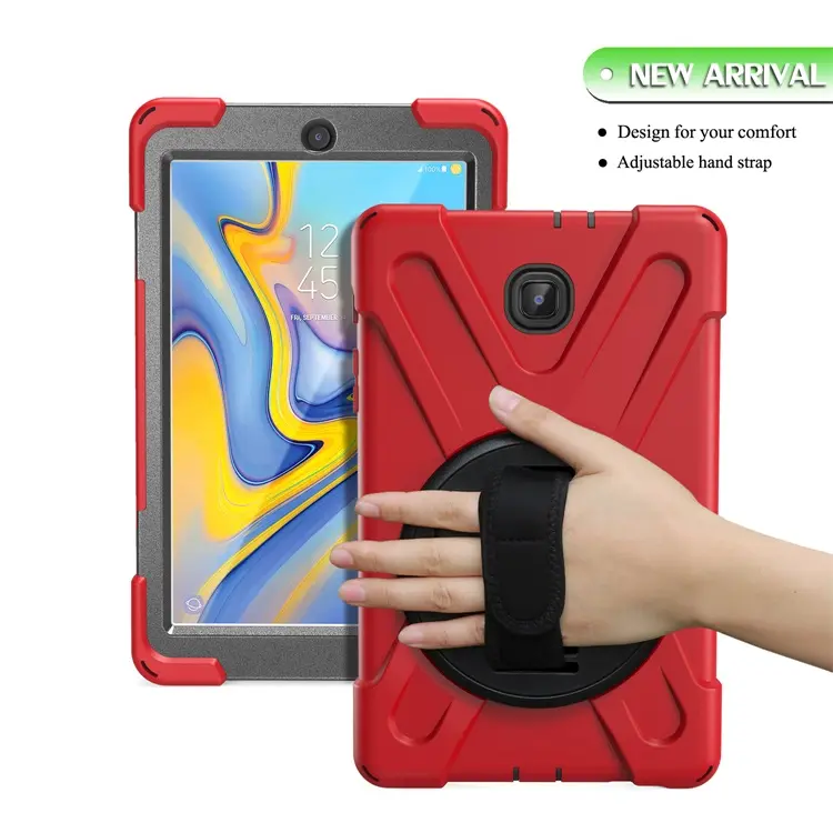 Silicone Hybrid Tablet Cover Rotary Case For Samsung Galaxy Tab A 10.5 2018 Back Cover Cases