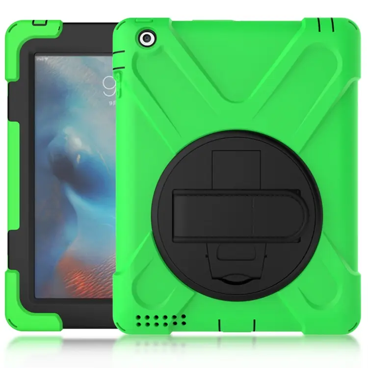 9.7 inch Silicone Heavy Duty Shockproof Protective Tablet Cover Case For iPad air Rugged Case