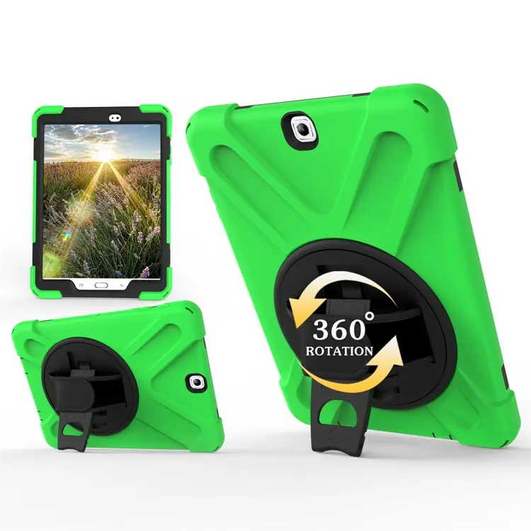 Silicone Rugged Tablet Case For Samsung Galaxy Tab S2 9.7 inch sm t810 t813 t815 t818 t819 Case Back Cover