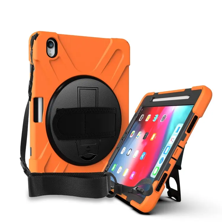 Silicone Shockproof Protective Rugged Tablet Cover Case For iPad Pro 11 With Pencil Holder