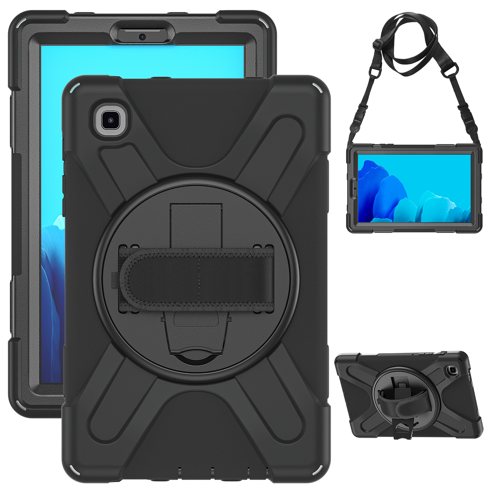 Rugged Silicone Case Back Cover For Samsung Galaxy Tab A7 lite 8.7 2021 sm-t220 Case 