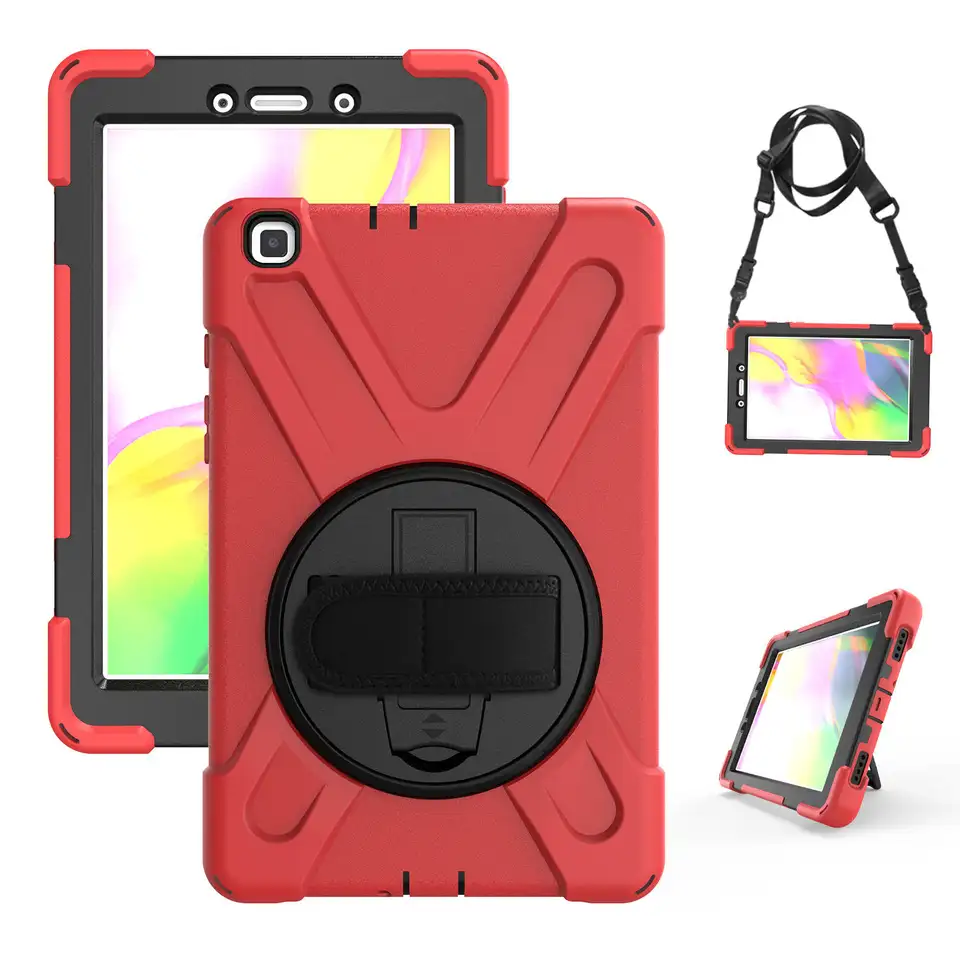 Rugged Silicone Tablet Back Cover For Samsung Galaxy Tab A 8.0 t295 t290 2019 Cover Case