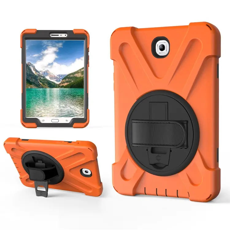 Heavy Duty Rugged Stand Tablet Case For Samsung Galaxy Tab S2 8.0 sm t715 t713 t710 t719 Cover Back Case