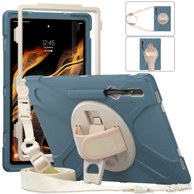 Silicone Shockproof Rugged Tablet Case For Samsung Galaxy Tab S8 Ultra Case X900 X960 14.6 inch Cover Case