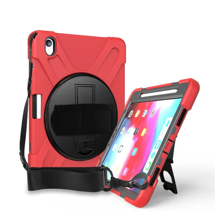 Silicone Shockproof Protective Rugged Tablet Cover Case For iPad Pro 11 With Pencil Holder