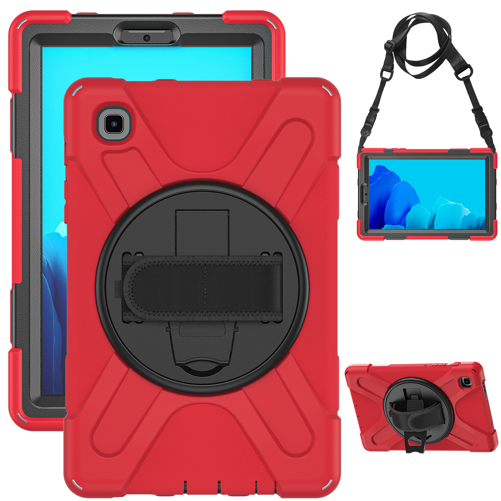 Rugged Silicone Case Back Cover For Samsung Galaxy Tab A7 lite 8.7 2021 sm-t220 Case 