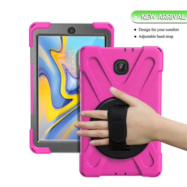Silicone Hybrid Tablet Cover Rotary Case For Samsung Galaxy Tab A 10.5 2018 Back Cover Cases