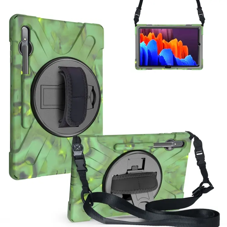 Rugged Silicone Tablet Cover Case For Samsung Galaxy Tab S7 S8 Plus 12.4 inch Case