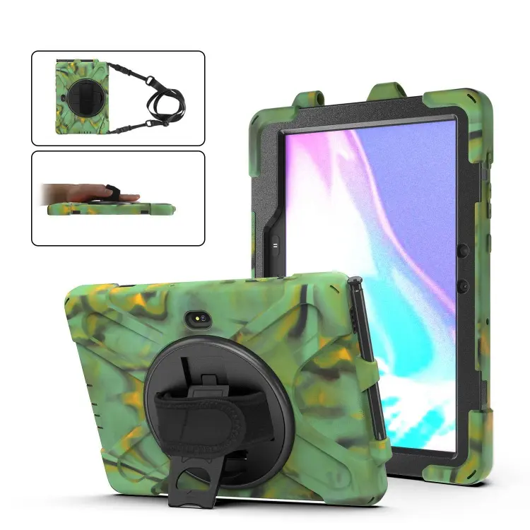 10.1 inch Shockproof Hard Silicone Heavy Duty Case For Samsung Galaxy Tab Active Pro Back Cover Case
