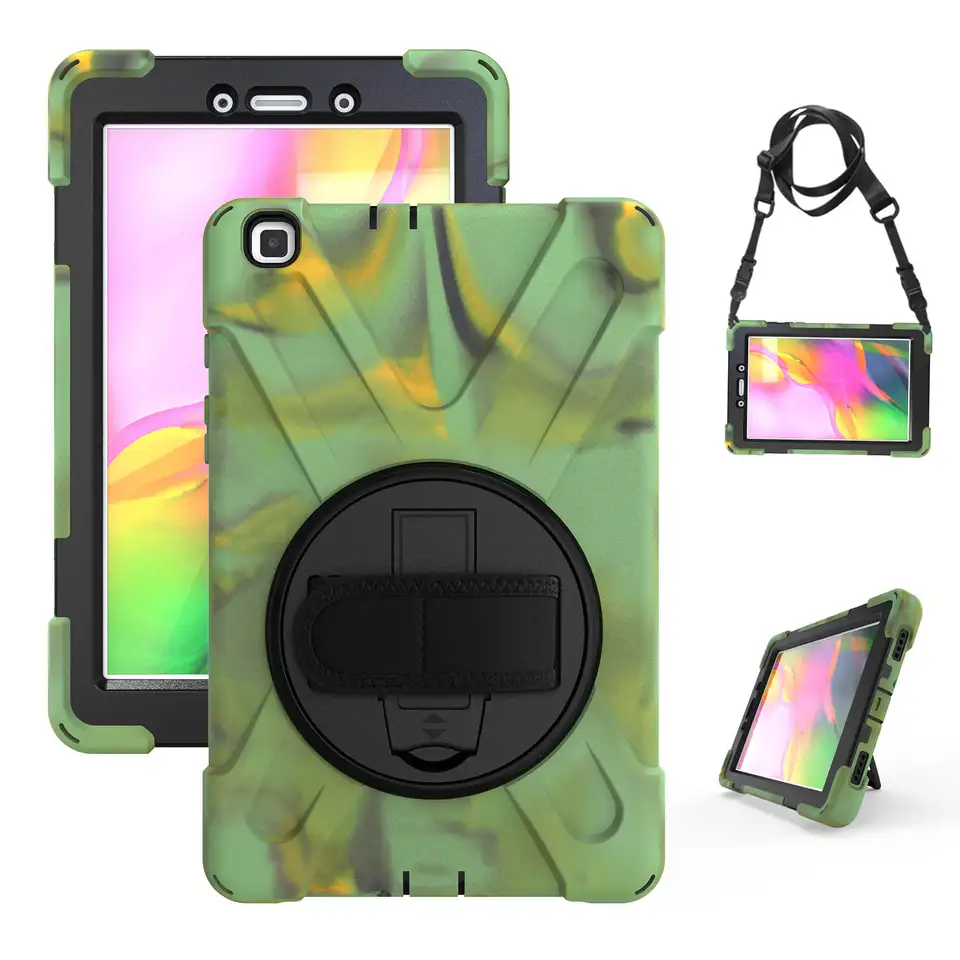 Rugged Silicone Tablet Back Cover For Samsung Galaxy Tab A 8.0 t295 t290 2019 Cover Case