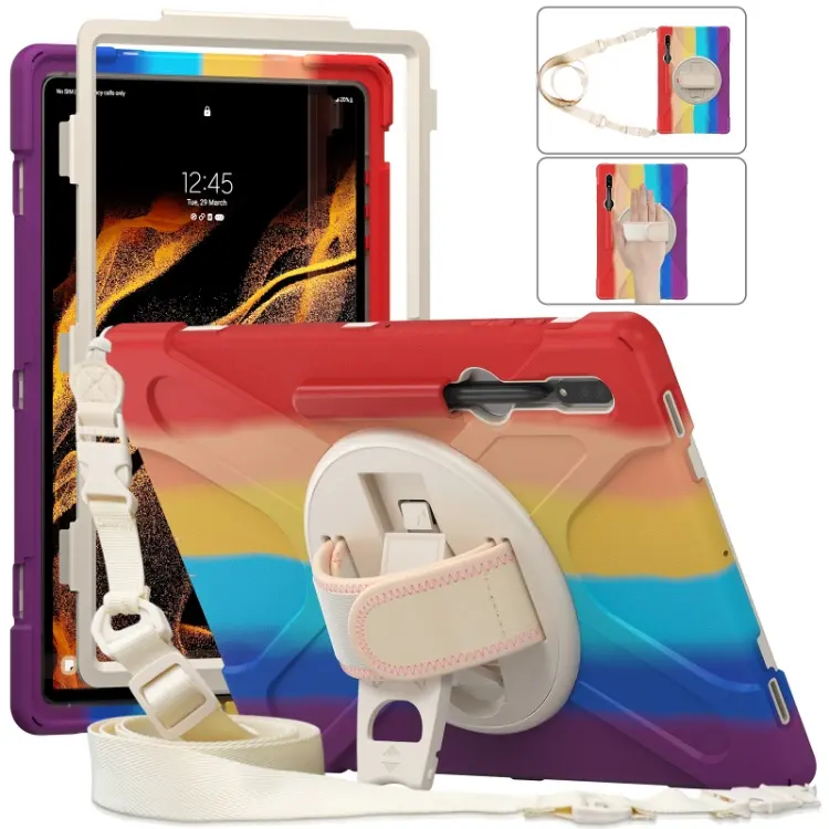 Silicone Shockproof Rugged Tablet Case For Samsung Galaxy Tab S8 Ultra Case X900 X960 14.6 inch Cover Case