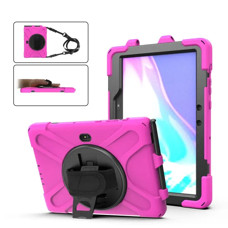 10.1 inch Shockproof Hard Silicone Heavy Duty Case For Samsung Galaxy Tab Active Pro Back Cover Case