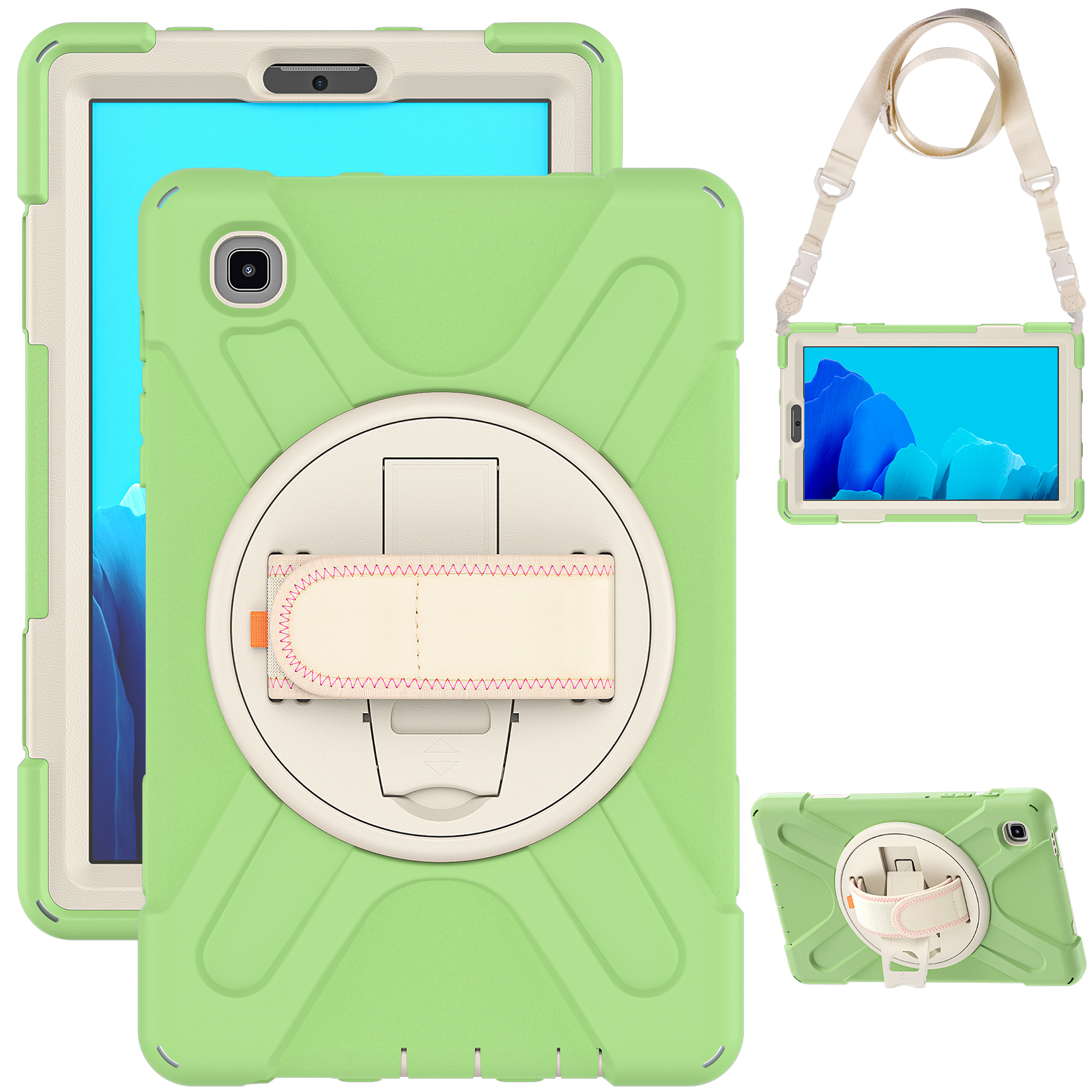 Rugged Silicone Case Back Cover For Samsung Galaxy Tab A7 lite 8.7 2021 sm-t220 Case 