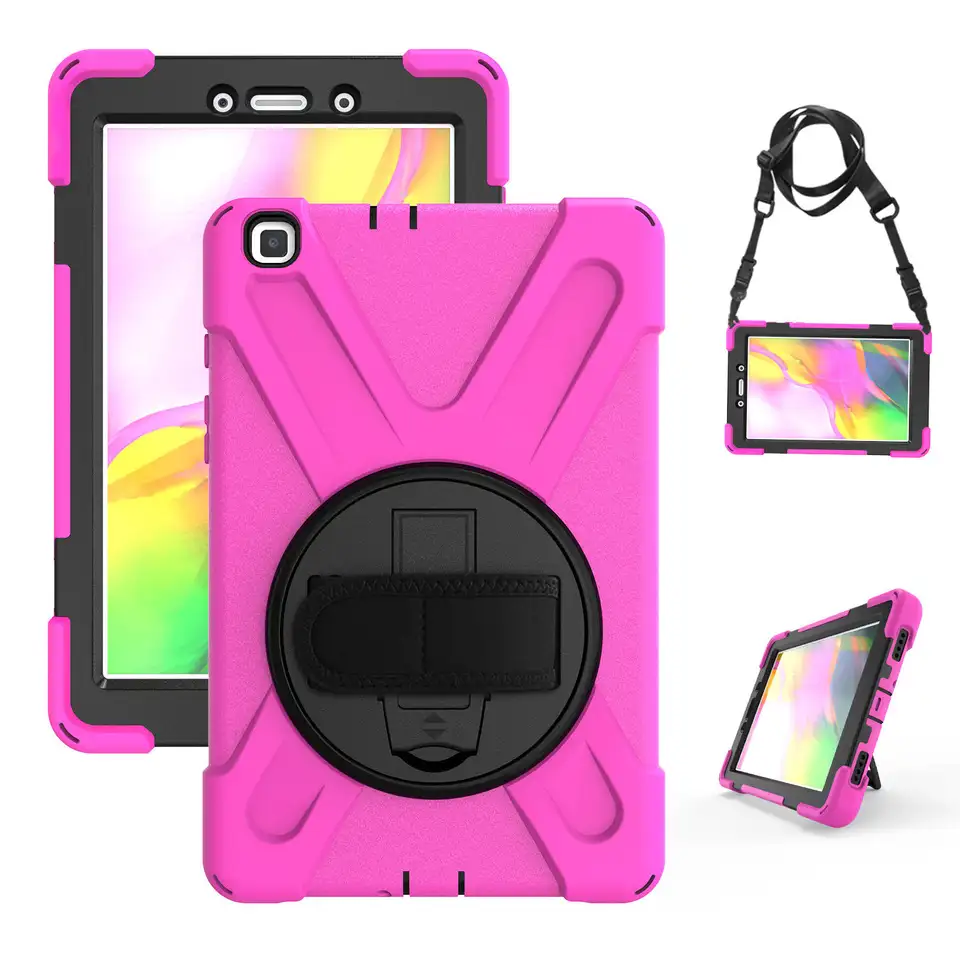 Rugged Silicone Tablet Back Cover For Samsung Galaxy Tab A 8.0 t295 t290 2019 Cover Case