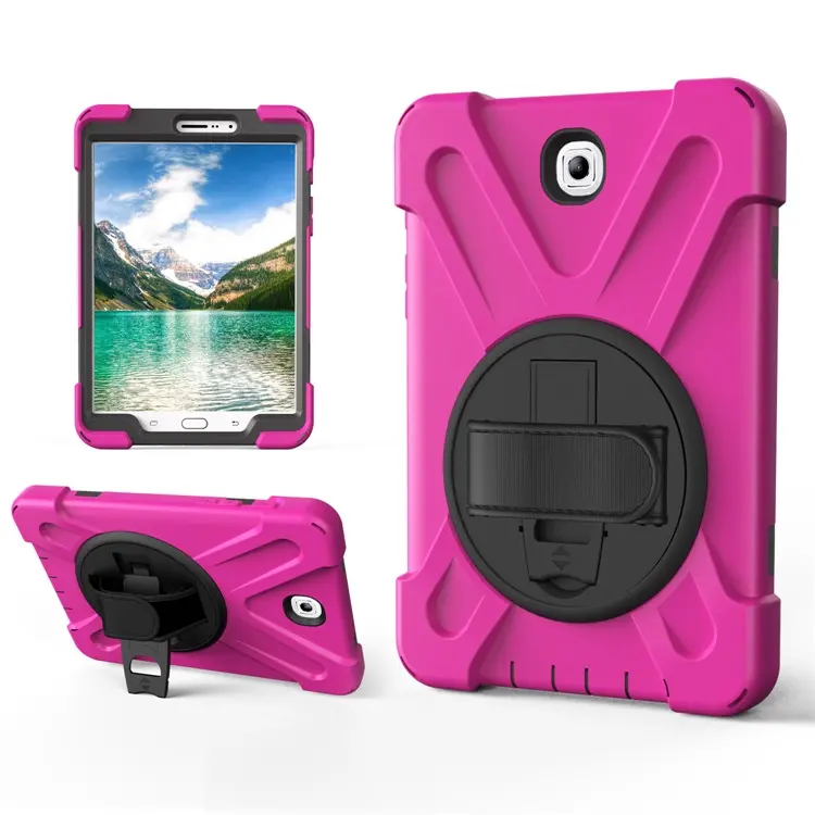 Heavy Duty Rugged Stand Tablet Case For Samsung Galaxy Tab S2 8.0 sm t715 t713 t710 t719 Cover Back Case