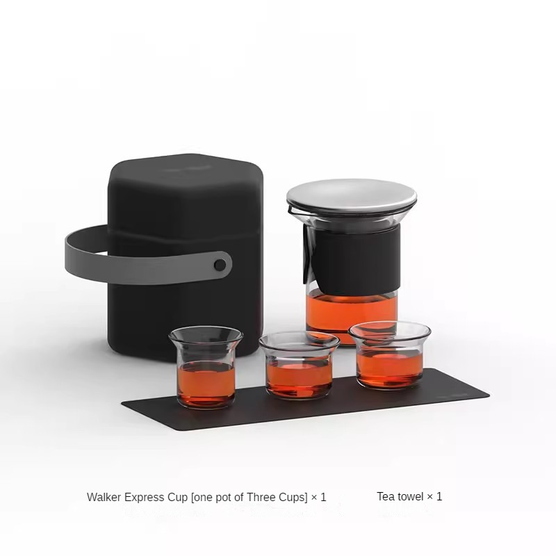 Bdesktop Design Shop | New Quick Cup Kung Fu Travel tea set high-end portable set a pot of three cups outdoor tea