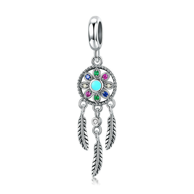Dreamcatcher Pendant Feather Charm IsyouJewelry