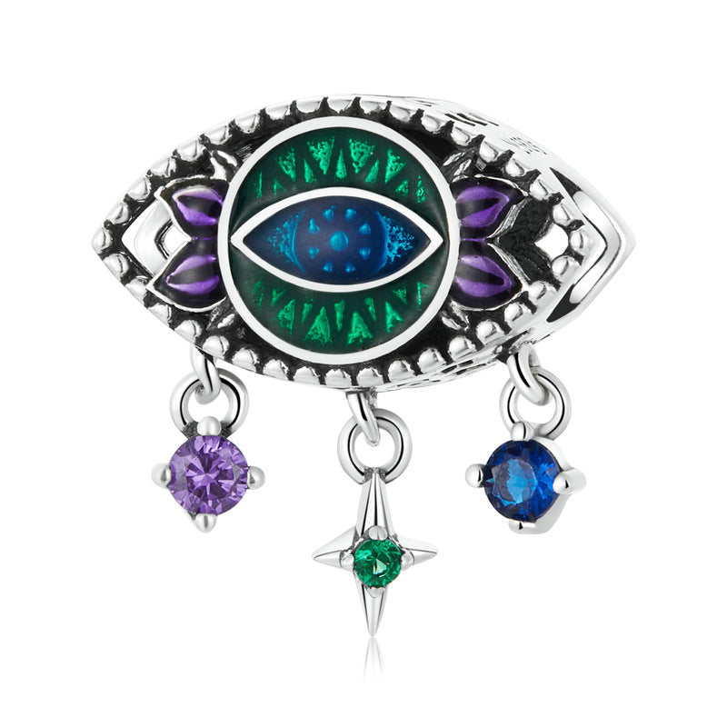 Weird Devil's Eye Bead Charm-isyoujewelry