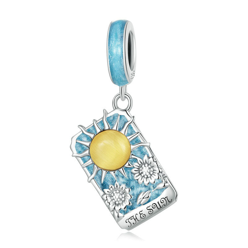Blue Tarot Pendant Charm-isyoujewelry