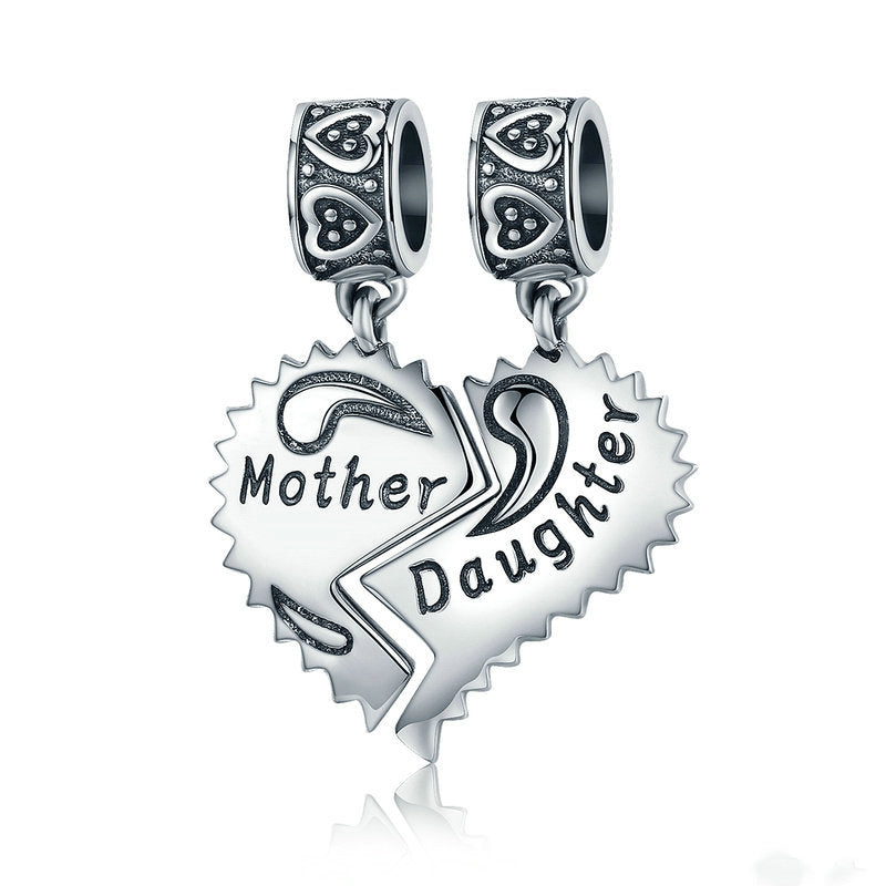 Mother-Daughter Love Pendant Charm-isyoujewelry