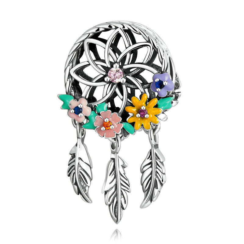 Wreath Dreamcatcher Bead Charm-isyoujewelry