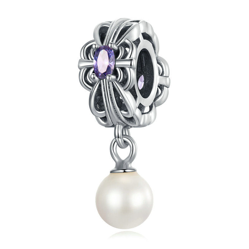 Elegant Pearl Bead Charm-isyoujewelry