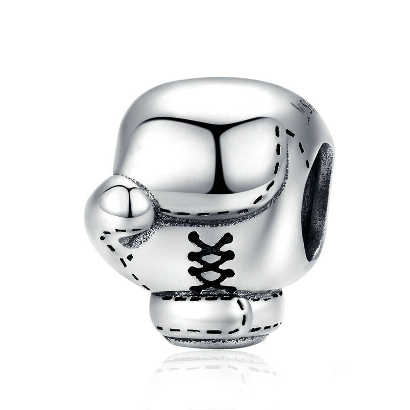 Boxing Gloves Design Bead Charm-isyoujewelry