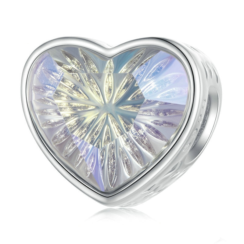 Shining Heart Bead Charm-isyoujewelry