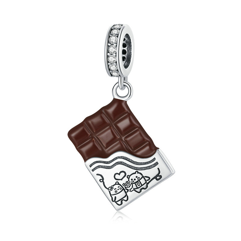 Chocolate Pendant Charm-isyoujewelry