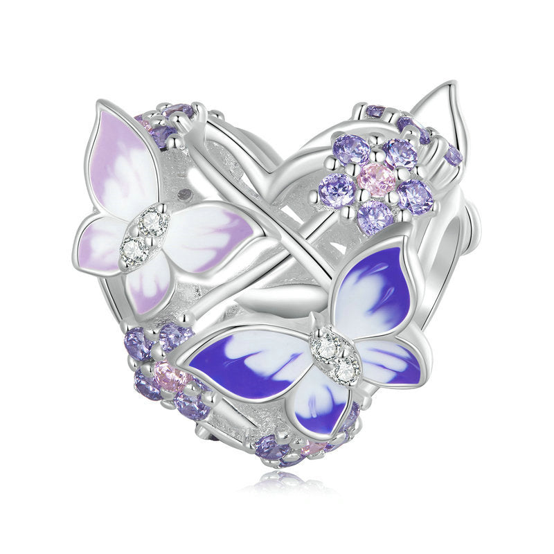 Heart-shaped Bead Charm-isyoujewelry