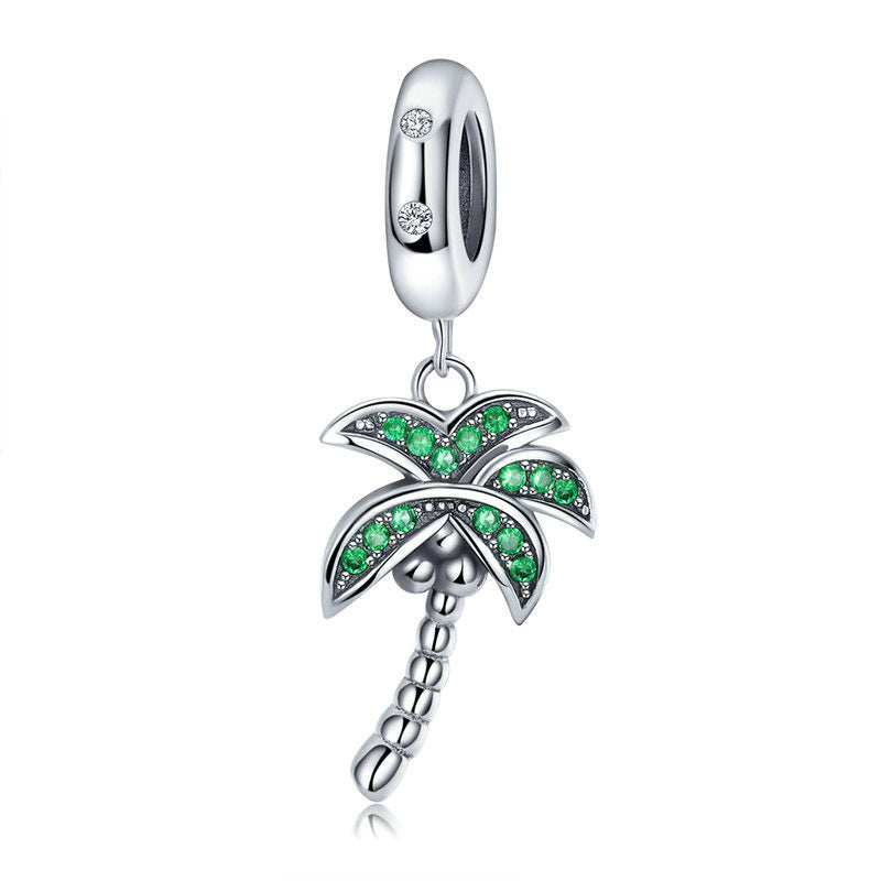 Coconut Tree Pendant Charm-isyoujewelry