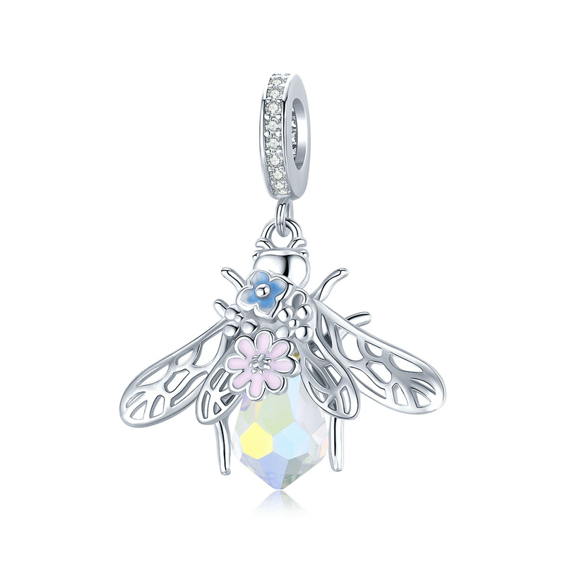 Colorful Bee Pendant Charm-isyoujewelry