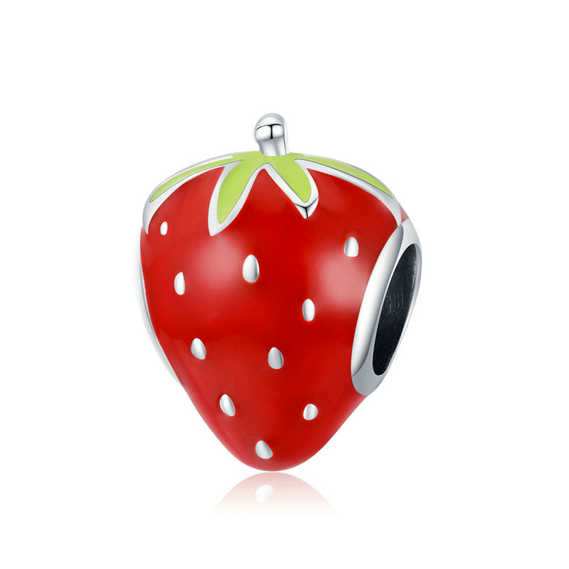 Strawberry Bead Charm-isyoujewelry