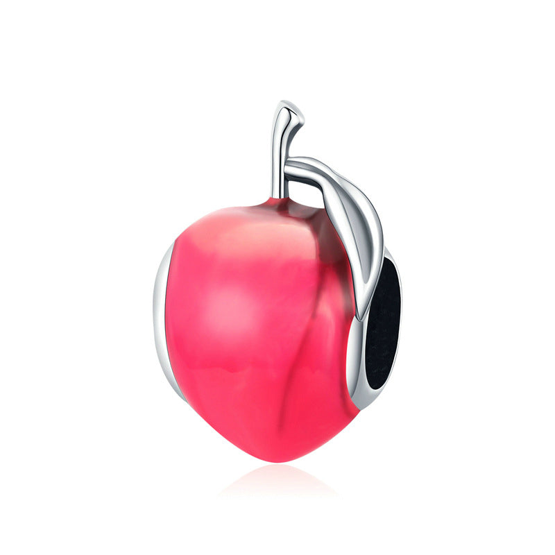 Peach Bead Charm-isyoujewelry