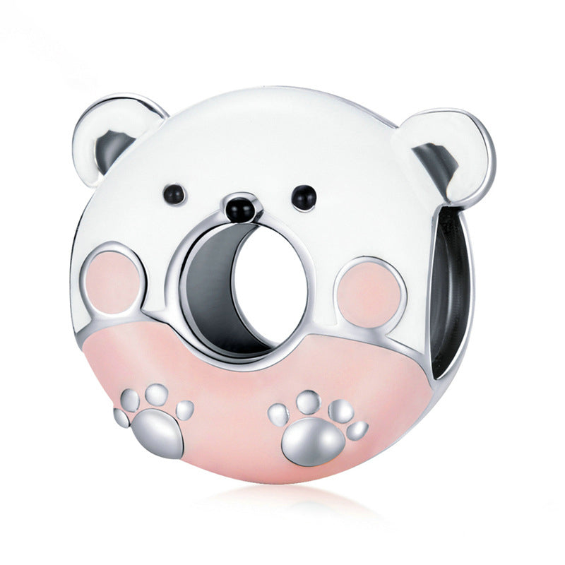 Bear Donut Bead Charm-isyoujewelry