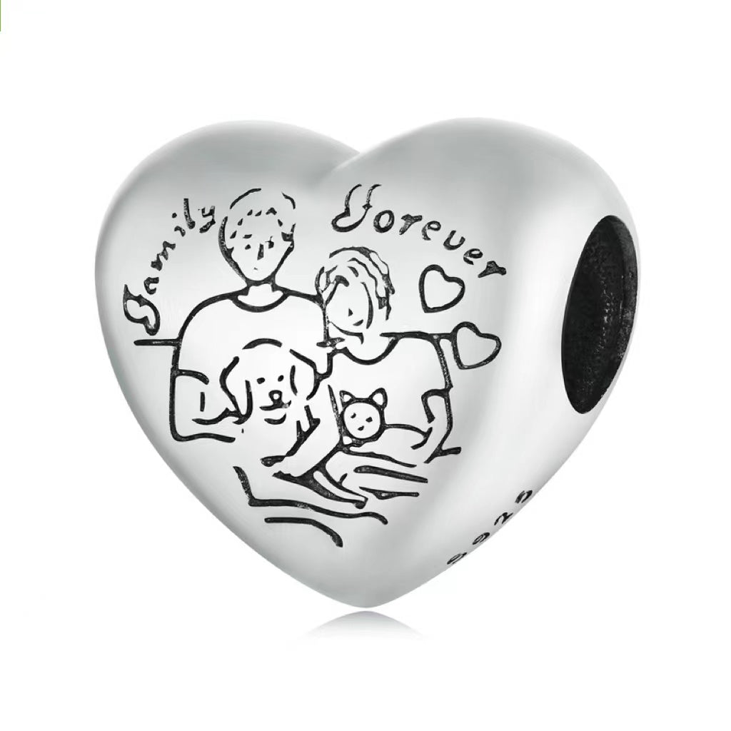 Forever Family Bead Charm-isyoujewelry