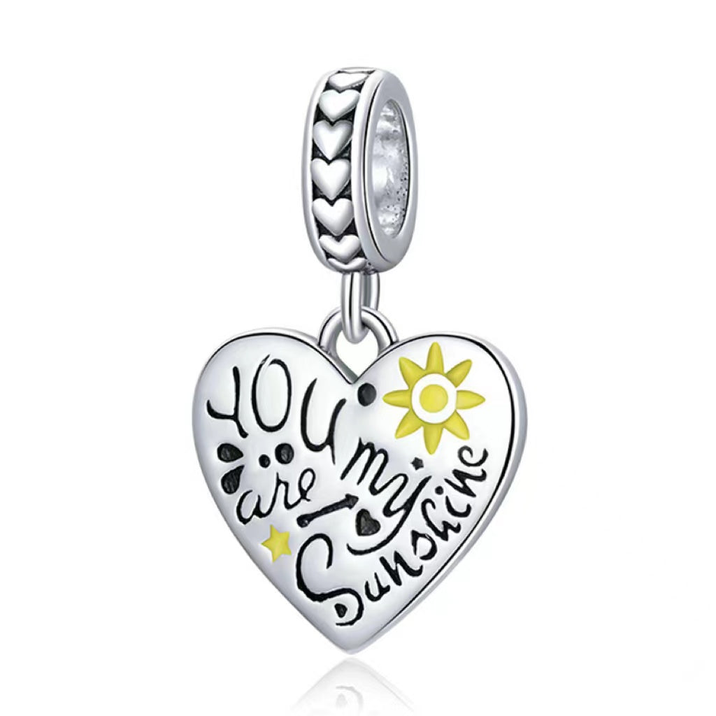 You Are My Sunshine Pendant Charm-isyoujewelry