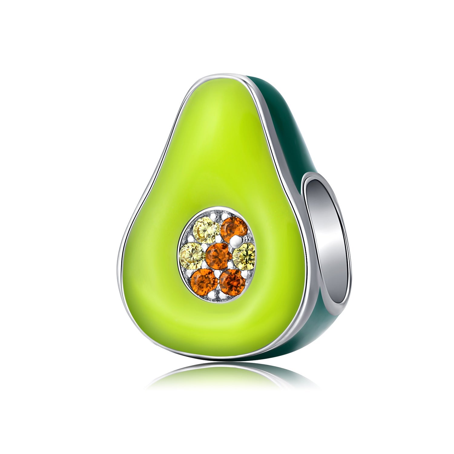 Avocado Bead Charm-isyoujewelry