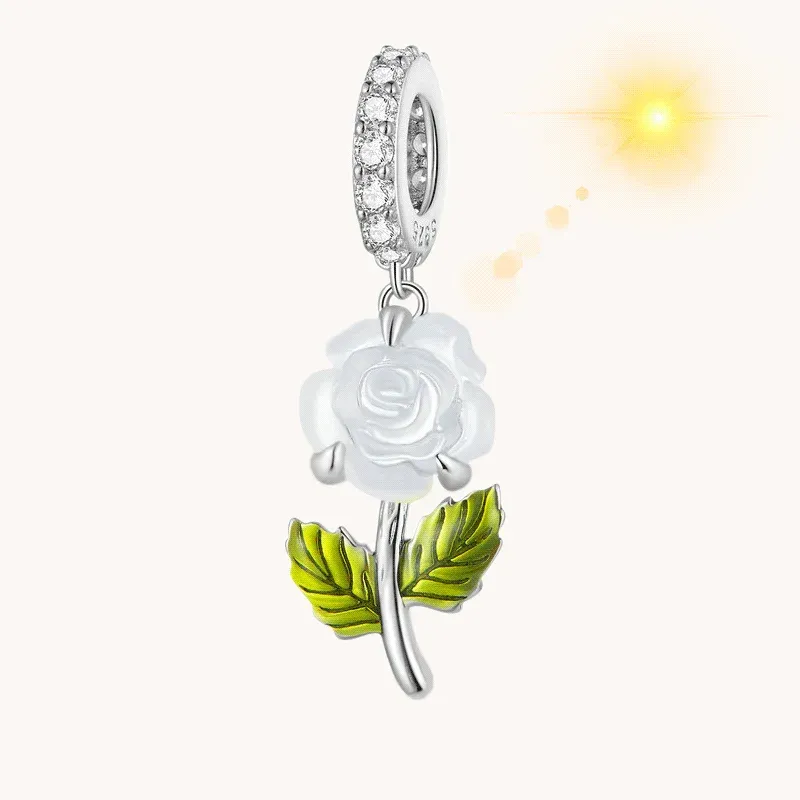 Color-changing Rose Flower Pendant Charm-isyoujewelry