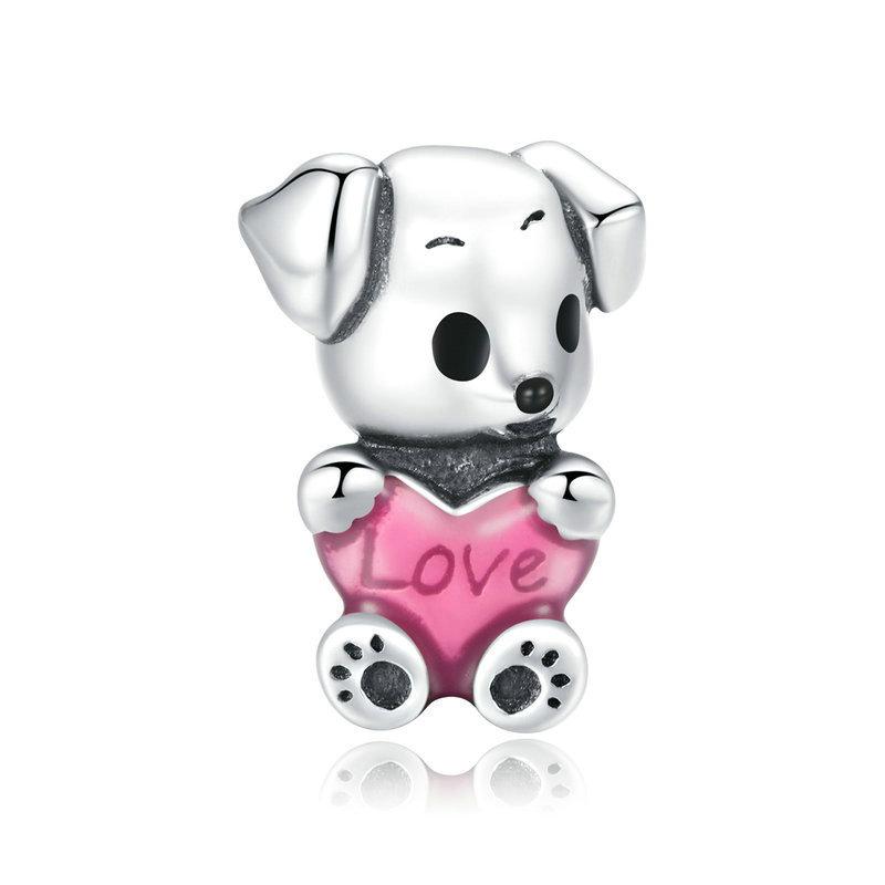 Puppy with Love Bead Charm-isyoujewelry