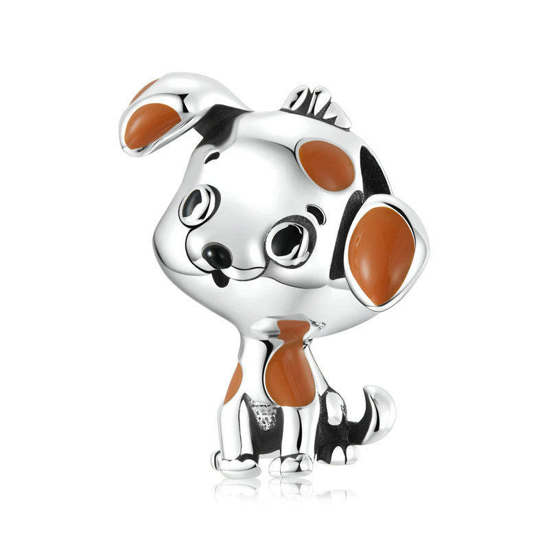 Cute Dalmatian Puppy Bead Dog Lover -isyoujewelry