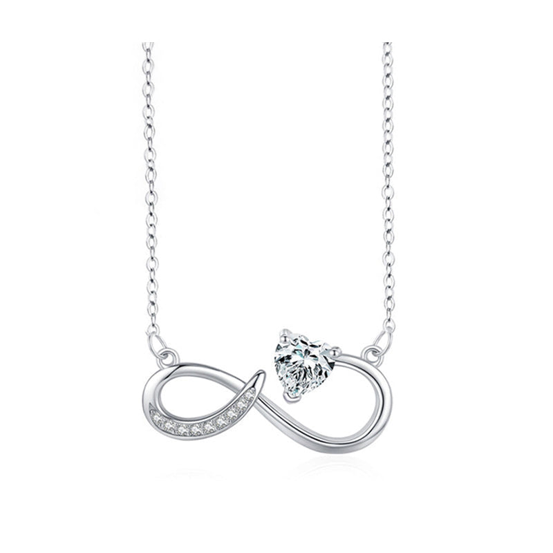 Infinite Love Necklace Solitaire Choker Gift Guide