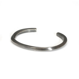Mobius Open Bangle Sterling Silver Vintage Gift Guide for Men or Women gothic art IsyouJewelry
