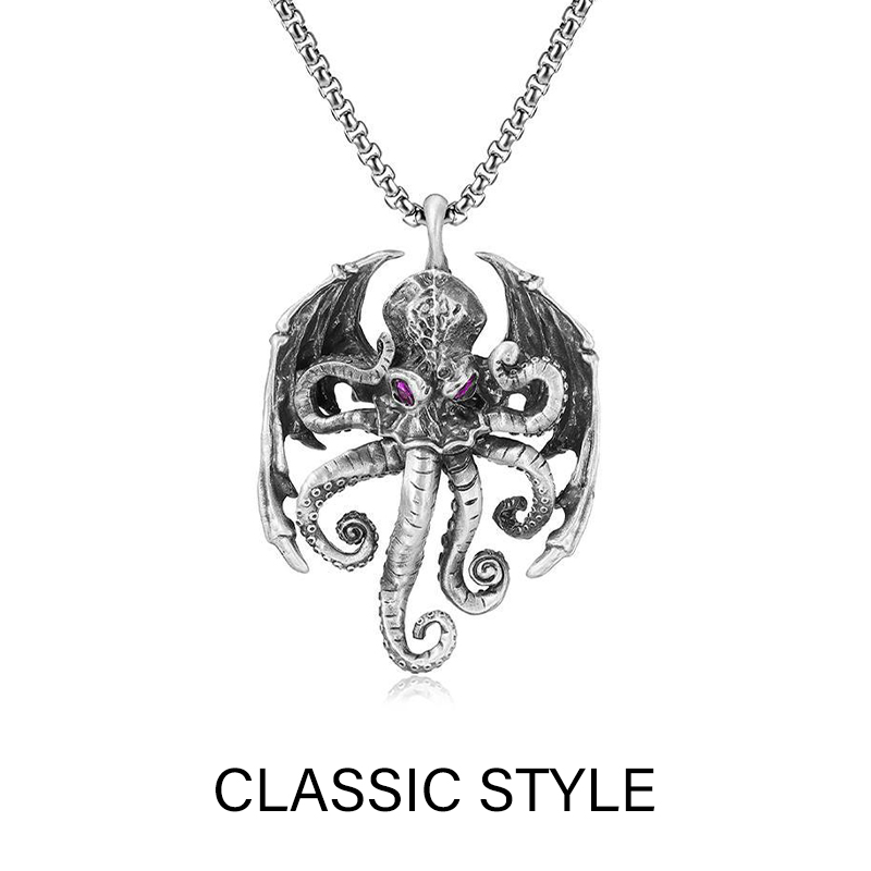 Cthulhu Mythology Pendant Necklace-isyoujewelry