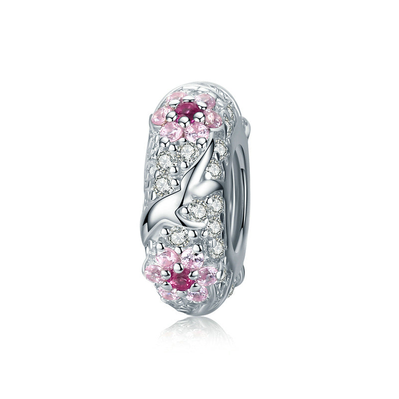 Pink Flower Stopper -isyoujewelry
