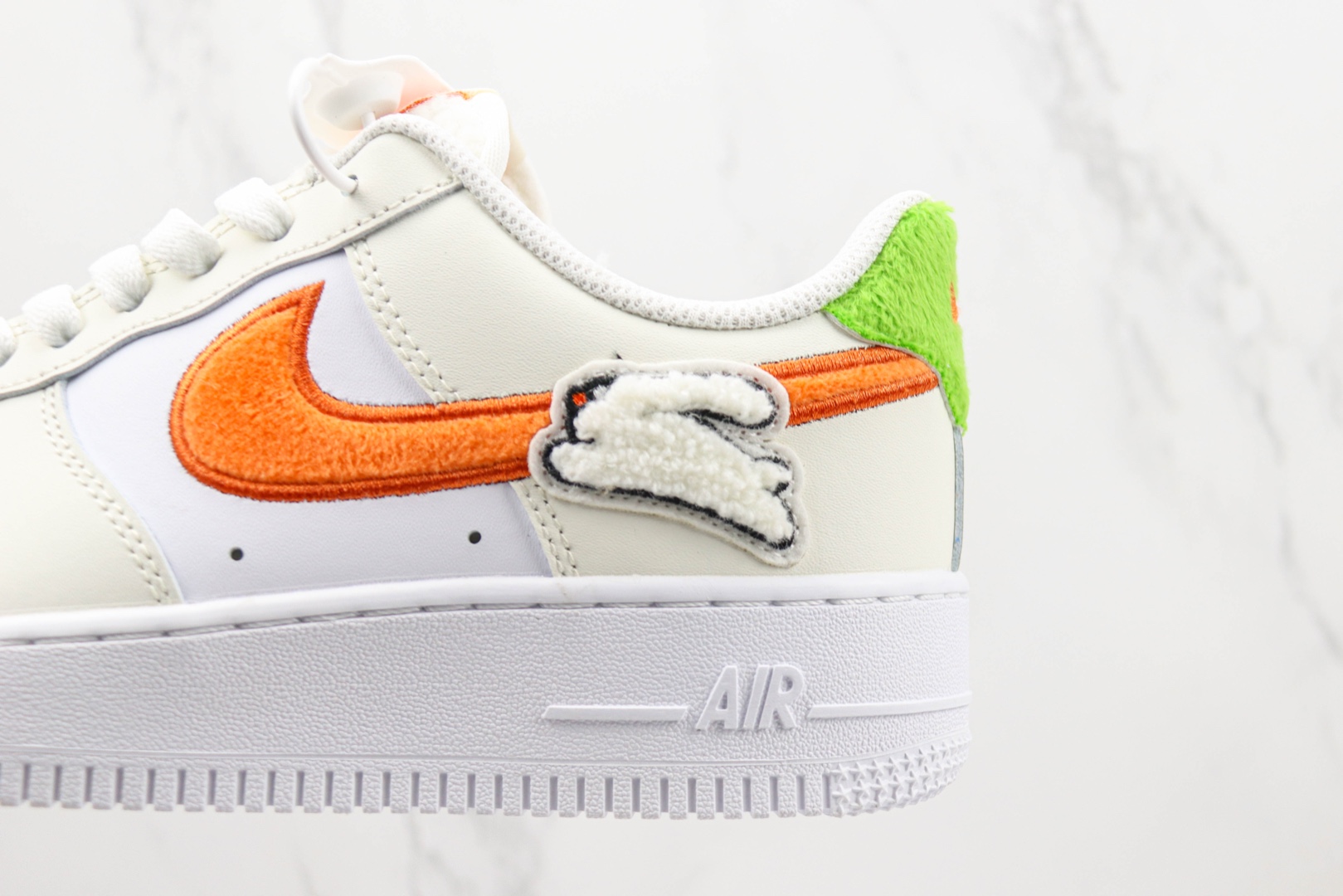 Air Force Beige Orange Rabbit Embroidery 🐰 Year of the Rabbit Limited Nike Air Force 1 Low Air Force One Low Casual Sneakers Item No.: FD9912 181 #1333K24